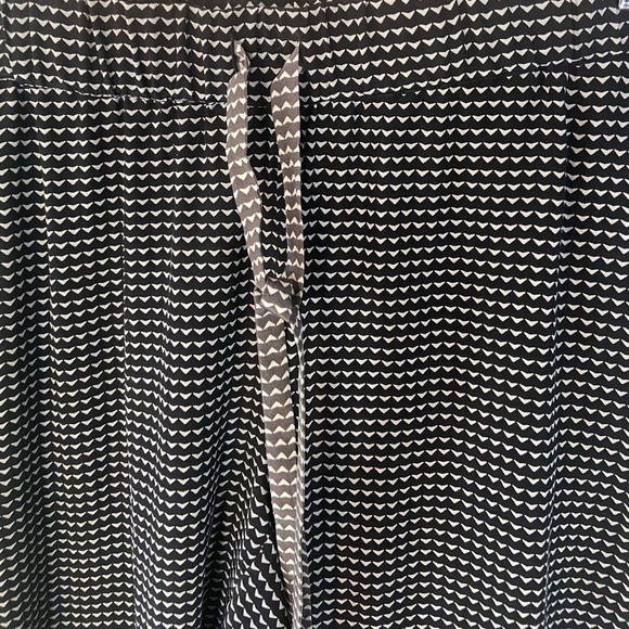 Joie Silk Tie Waist Pattern Pants - Picture 8 of 10